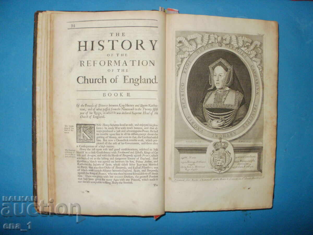 Livrarea Istoria Reformei Bisericii Anglicane din 1681 Livrarea Istoria Reformei Bisericii Anglicane din 1681