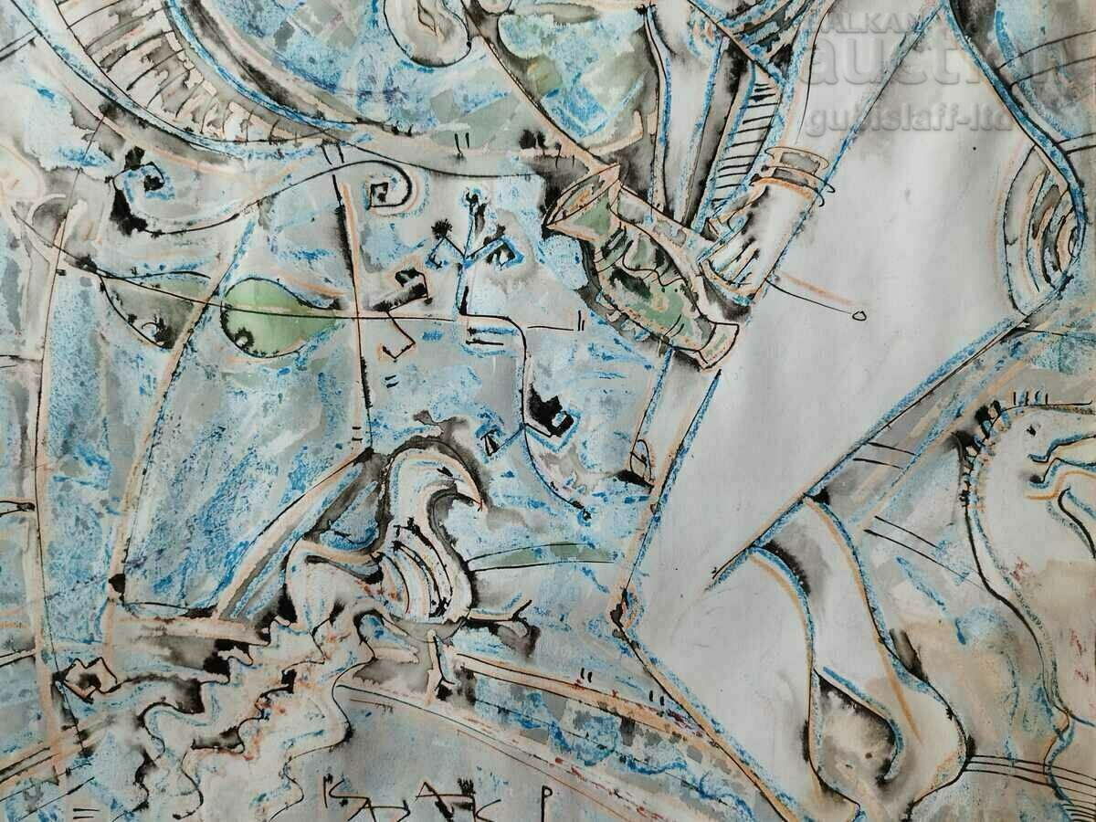 Παράδοση Ζωγραφική, σύνθεση, τέχνη. D. Kazakov-Nero (1933-1992)