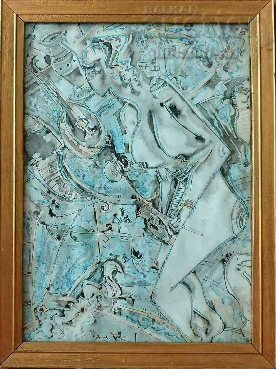 Ζωγραφική, σύνθεση, τέχνη. D. Kazakov-Nero (1933-1992) - 5