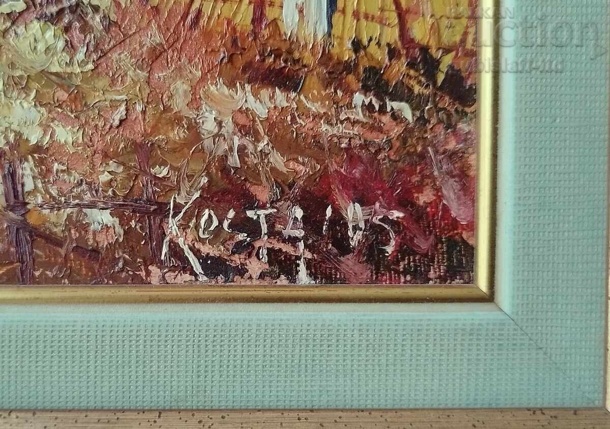 Аукцион Картина, пейзаж, худ. Костадин Станоев-Коста, 2005 г.