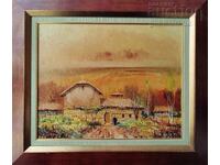 Painting, landscape, artist Kostadin Stanoev-Kosta, 2005