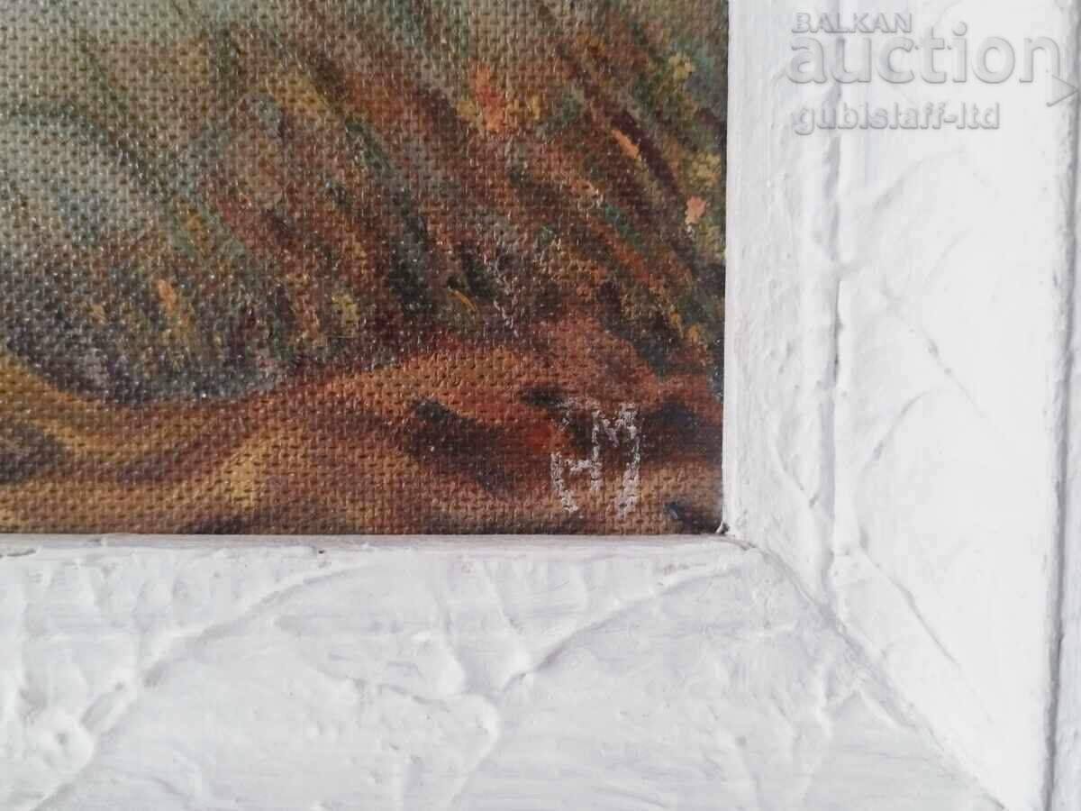 Δημοπρασία Πίνακας ζωγραφικής, βάρκες, ζωγράφος Αθανάσιος Μίρτσεφ