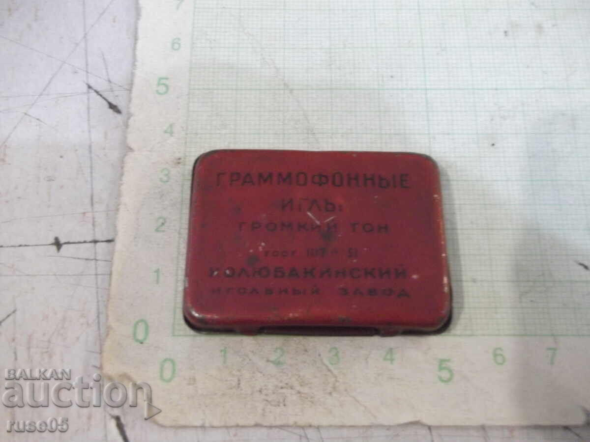 Auction  Box "Gramophone Needles" old Soviet
