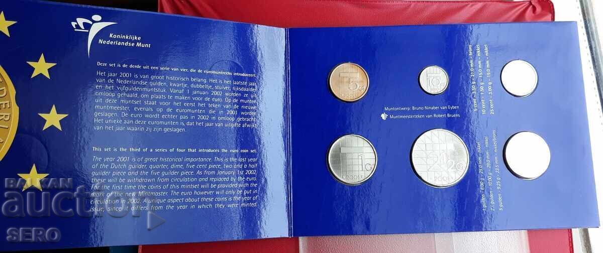 Olanda-SET 2001 de 6 monede cu preț 18.00 BGN | € 9.20