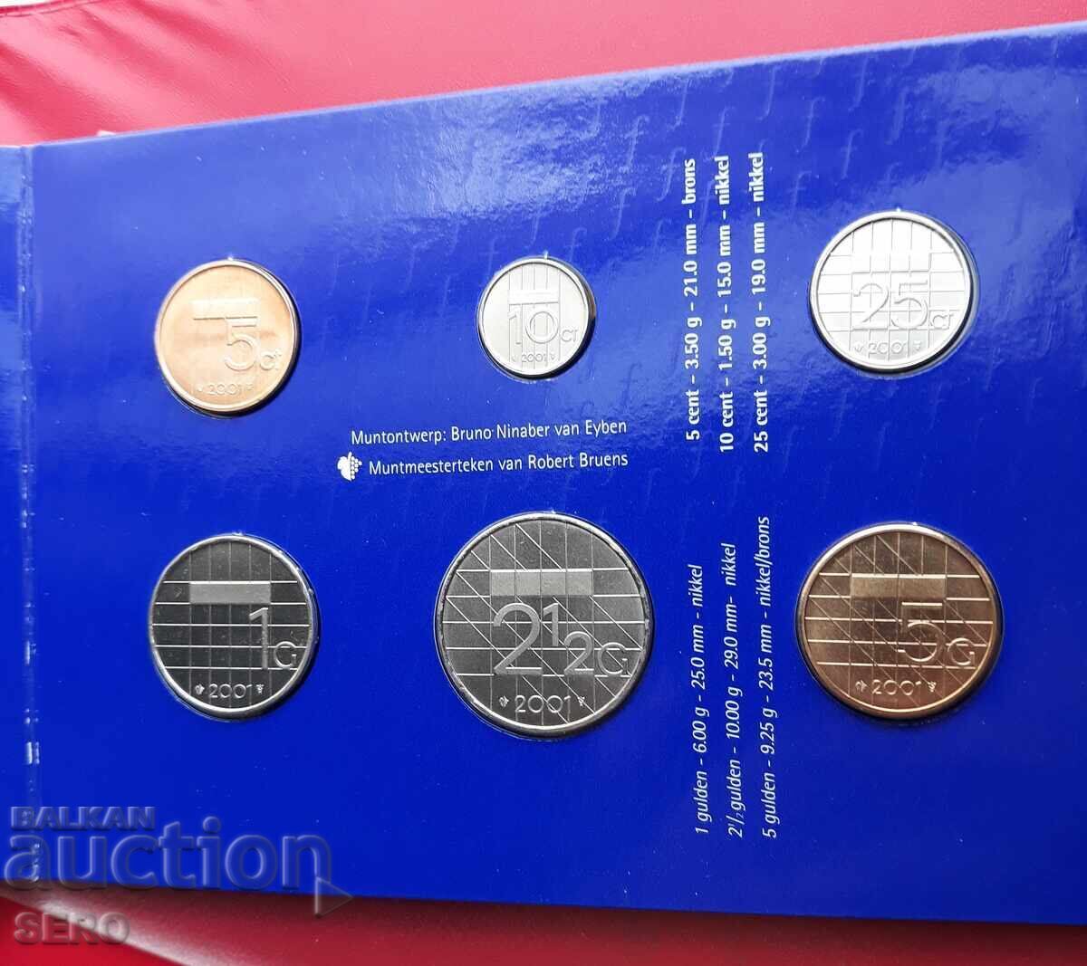Licitație Olanda-SET 2001 de 6 monede
