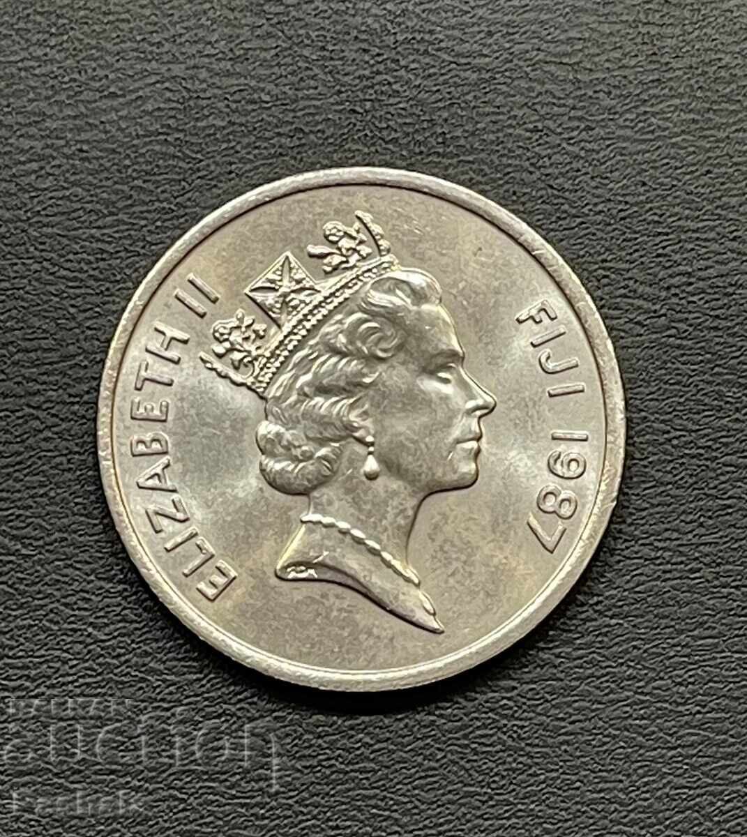 Fiji 20 cenți 1987 cu preț 5.00 BGN | € 2.56 Fiji 20 cenți 1987 cu preț 5.00 BGN | € 2.56