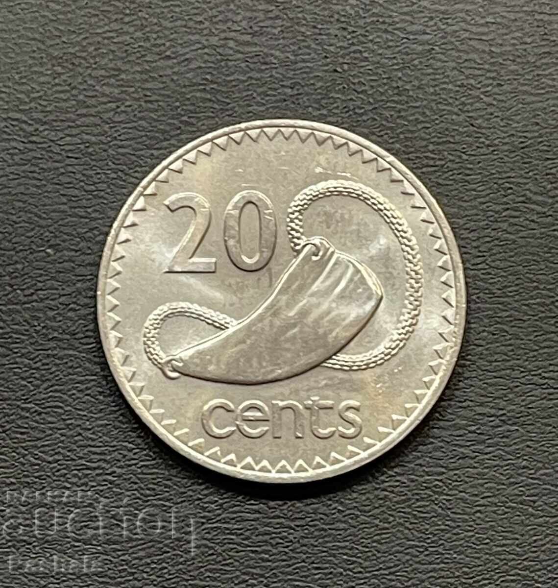 Fiji 20 cenți 1987 Fiji 20 cenți 1987