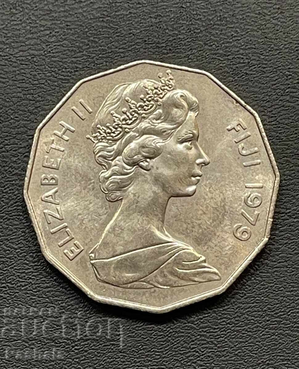 Fiji 50 Cents 1979 with price 10.00 BGN | € 5.11