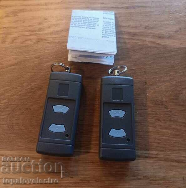 Delivery of NEW! 868 MHz Remote Control for Garage Doors, 2 pcs