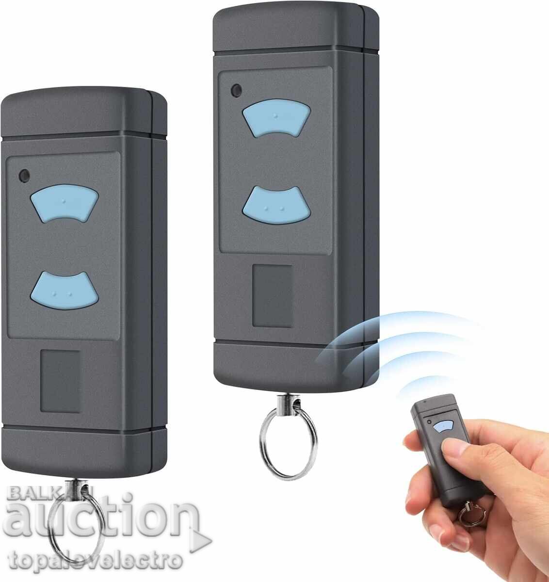 NEW! 868 MHz Remote Control for Garage Doors, 2 pcs