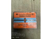 Box of 9mm Flobert cartridges