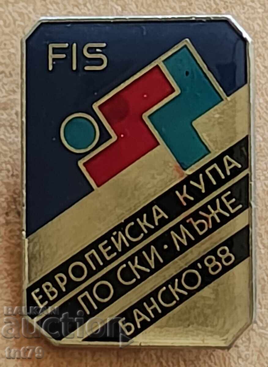 Σήμα: FIS Ευρωπαϊκό Κύπελλο Σκι Ανδρών – Μπάνσκο 1988