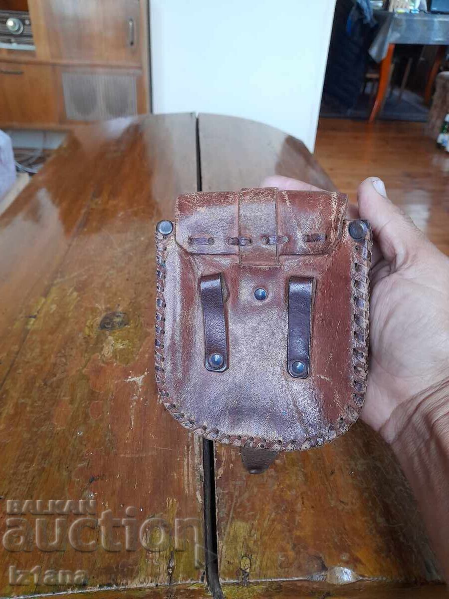 Παλιό δερμάτινο τσαντάκι μέσης - 6