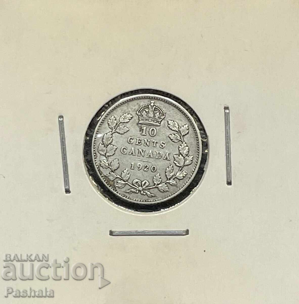 Καναδάς 10 σεντ 1920