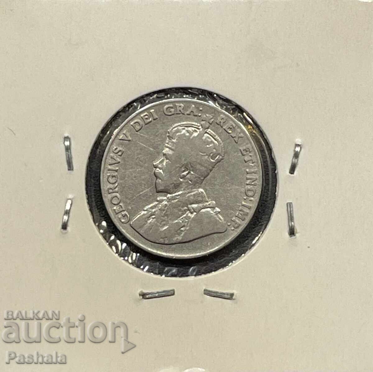 Καναδάς 5 σεντ 1928 μ.Χ με τιμή 20.00 BGN | € 10.23