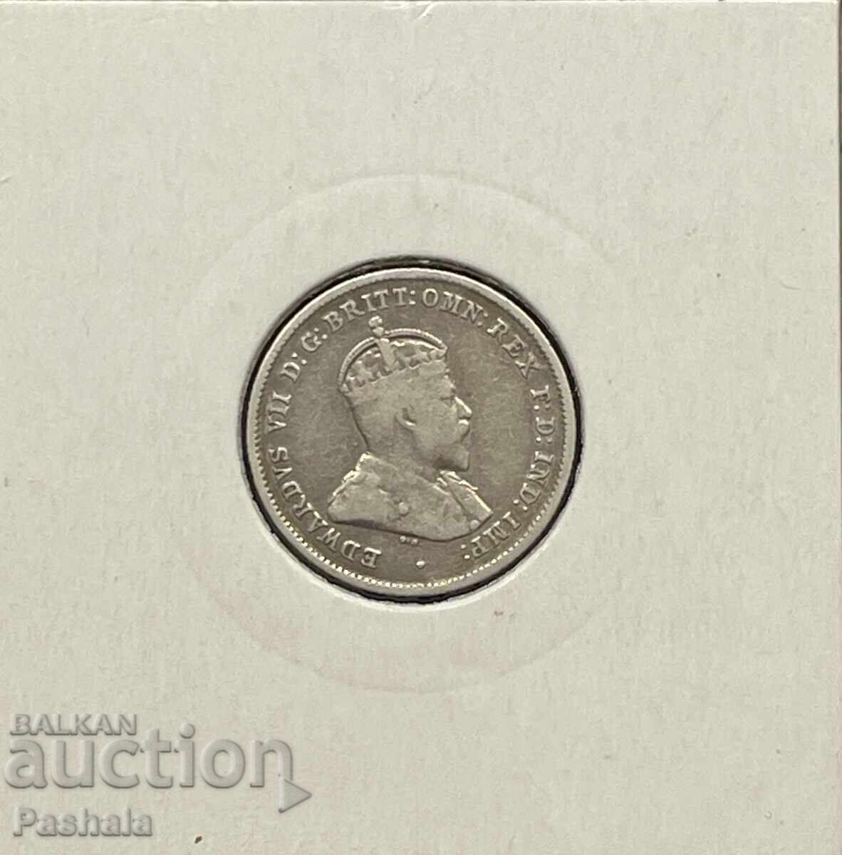 Австралия 6 пенса 1910 г. с цена 20.00 лв. | € 10.23 Австралия 6 пенса 1910 г. с цена 20.00 лв. | € 10.23