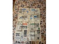 Newspapers "Sport" from 1967, 68 and 69 - 4 pieces