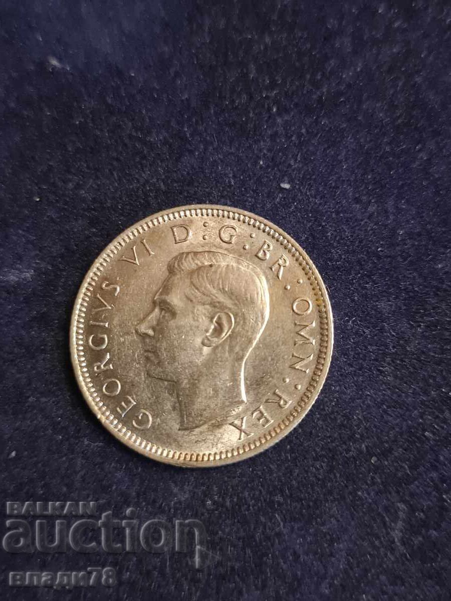 Silver Coin 1 Shilling 1945 - 5 Silver Coin 1 Shilling 1945 - 5