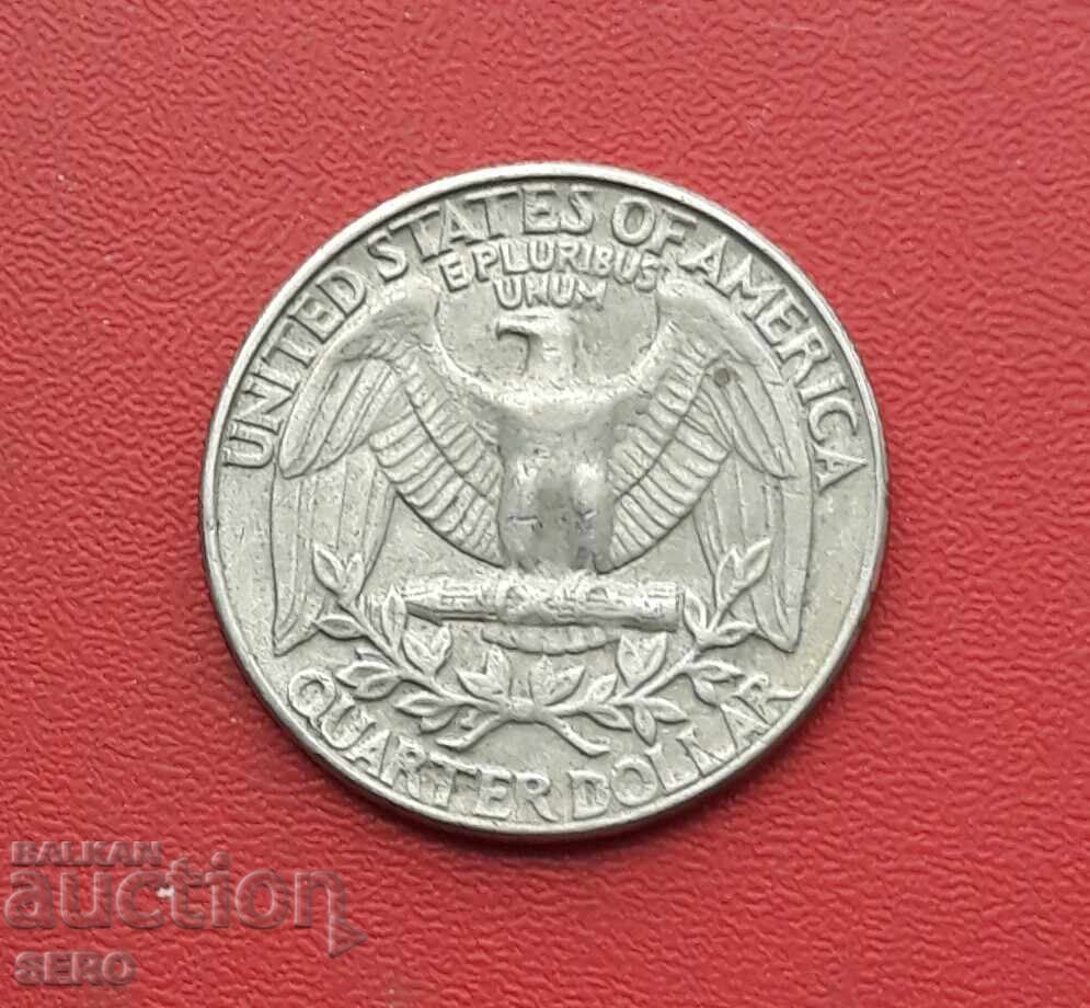 САЩ-1/4 долар 1989 Р-Филаделфия САЩ-1/4 долар 1989 Р-Филаделфия