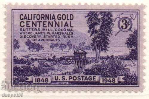 1948. USA. 100th Anniversary of the California Gold Rush 1948. USA. 100th Anniversary of the California Gold Rush
