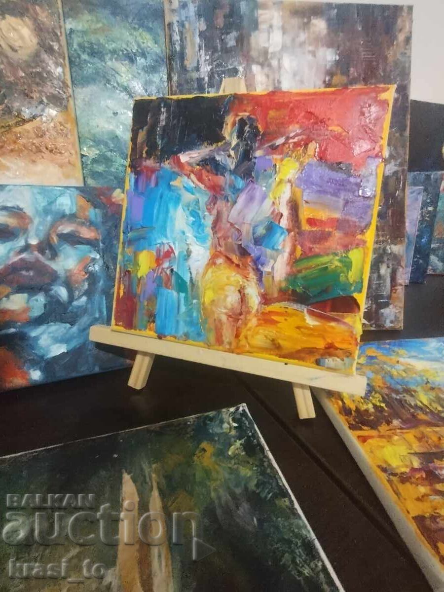 Δημοπρασία Φωτογραφία του συγγραφέα. Ελαιοχρωματισμοί σε καμβά. Δημοπρασία Φωτογραφία του συγγραφέα. Ελαιοχρωματισμοί σε καμβά.