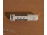 50 Bank Chips (Coins) of 5 Stotinki (Cents) 2000 Year - UNC