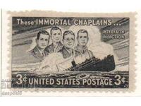 1948. САЩ. Четиримата свещеници.