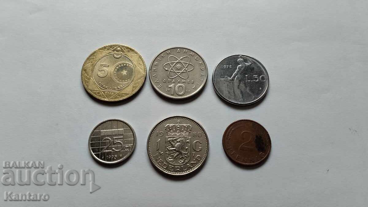 AUCTION 3 - Coins 6 pieces with price 0.01 BGN | € 0.01 AUCTION 3 - Coins 6 pieces with price 0.01 BGN | € 0.01