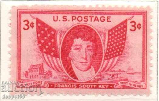 1948. САЩ. Франсис Скот Кий и Знамена.