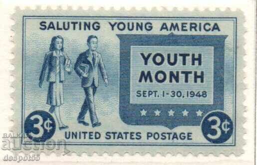 1948. САЩ. Поздрав за младостта.