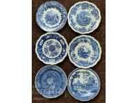 Lot de 6 farfurii din portelan