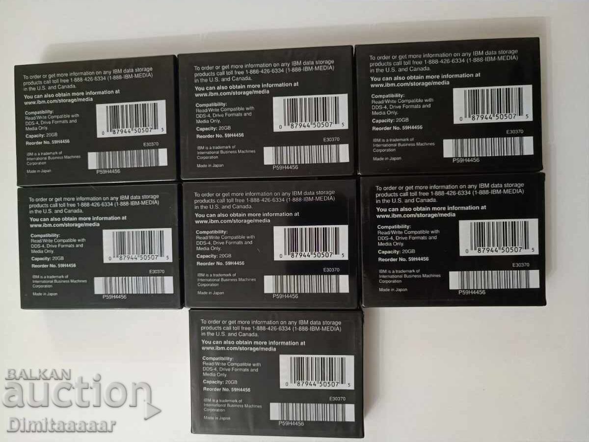Магнитни ленти IBM DDS-4 Data Cartridge – 59H4456 с цена 280.00 лв. | € 143.16