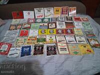 Old alcohol labels. Israel. 53 pieces