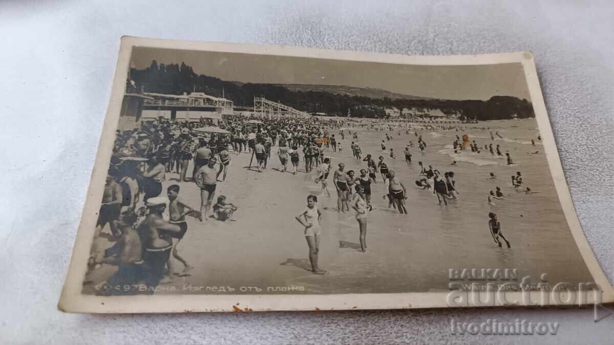 Ευχετήρια κάρτα Βάρνα Θέα από την παραλία Γρ. Πάσκοφ