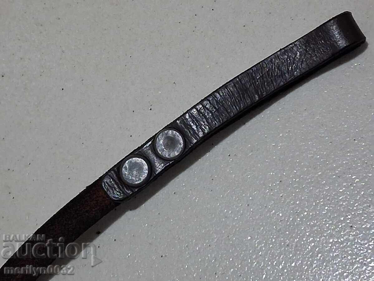 Licitație Curea din piele cu carabină pentru curea MNO revolver, pistol Licitație Curea din piele cu carabină pentru curea MNO revolver, pistol