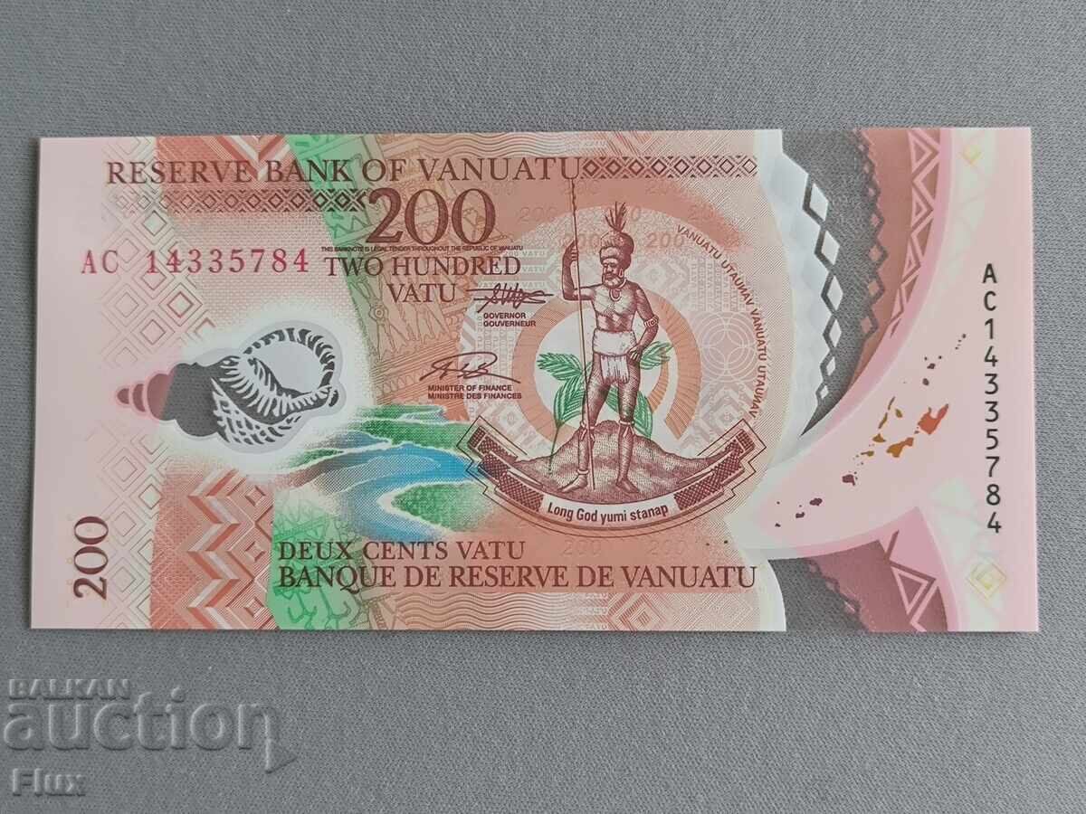 Банкнота - Вануату - 200 вату UNC | 2020г.