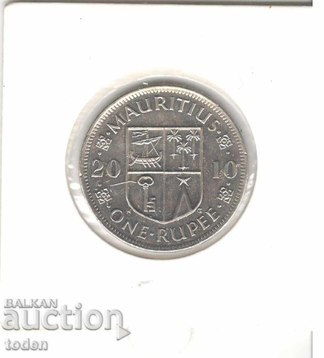 Auction  Mauritius - 1 Rupee - 2010 - KM# 55