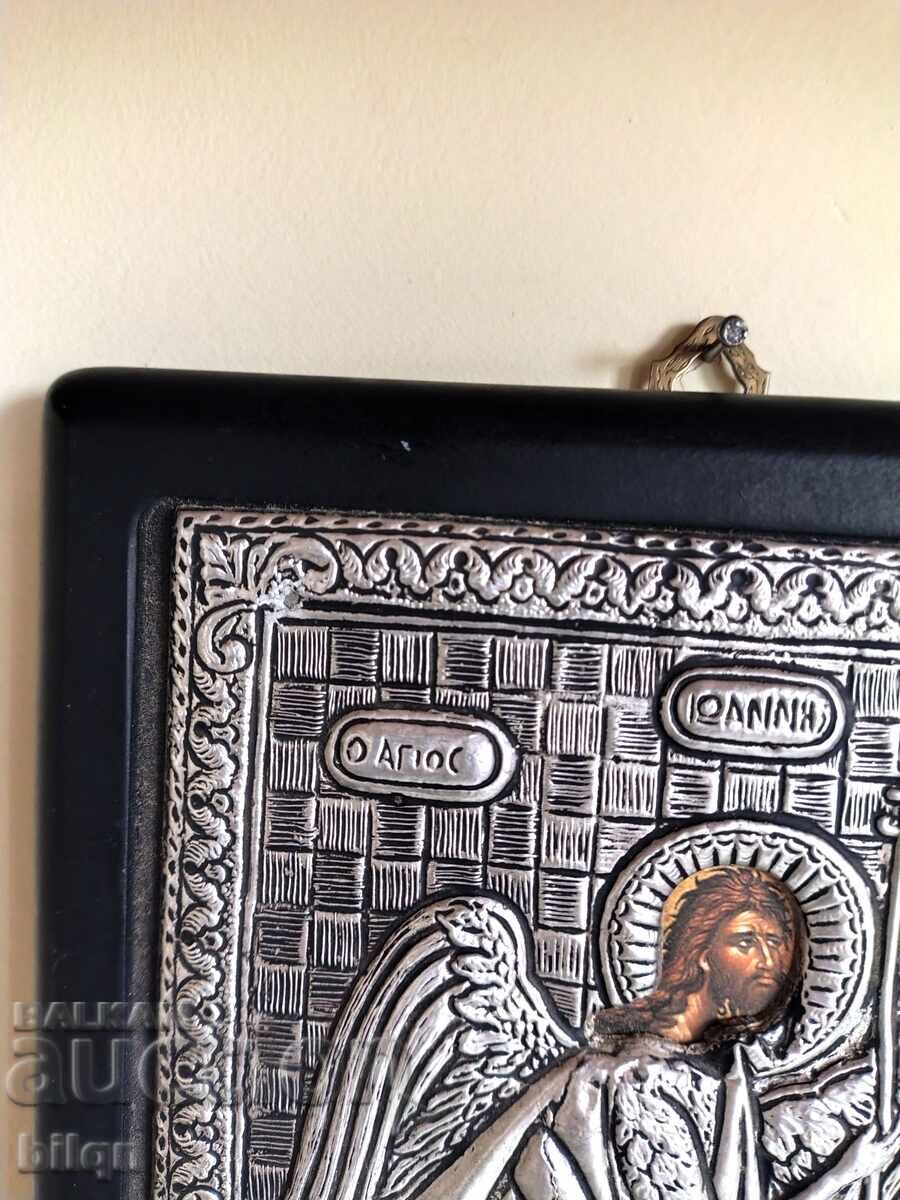 Wonderful Silver-Plated Icon - John the Baptist with price 44.98 BGN | € 23.00