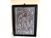 Wonderful Silver-Plated Icon - John the Baptist