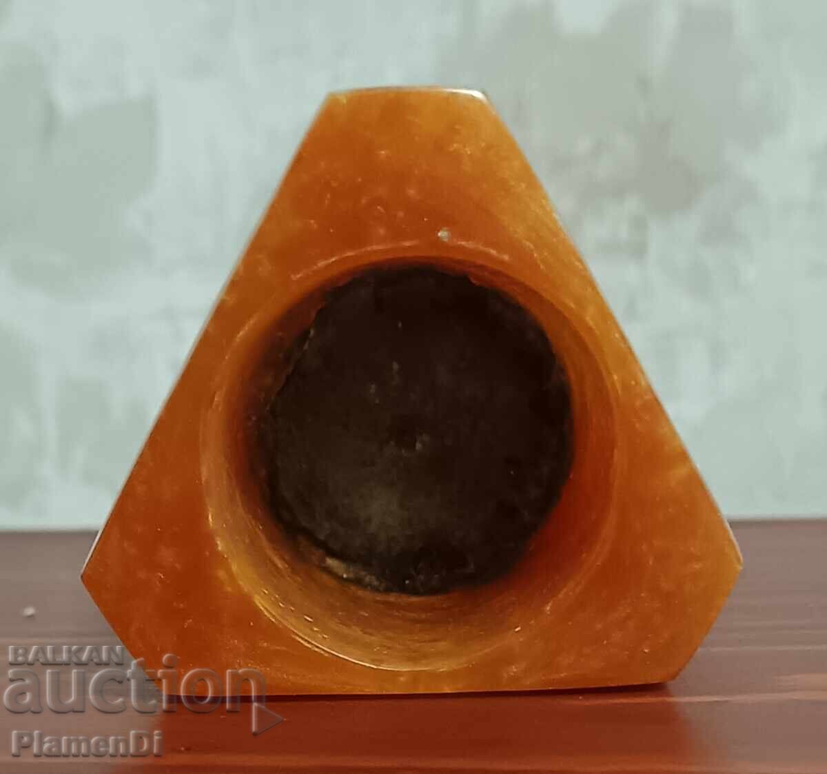Pencil holder or pen holder made of Amber Catalin - 6