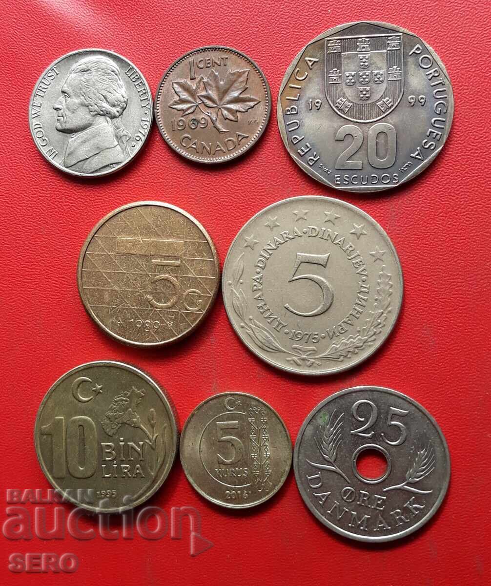 Mixed lot of 8 coins Mixed lot of 8 coins