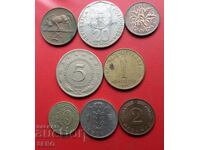 Mixed lot of 8 coins