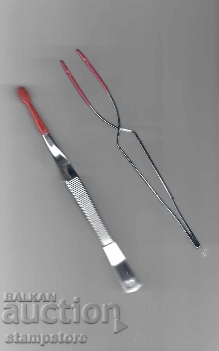 Pensetă pentru monede cu prindere laterală Pensetă pentru monede cu prindere laterală