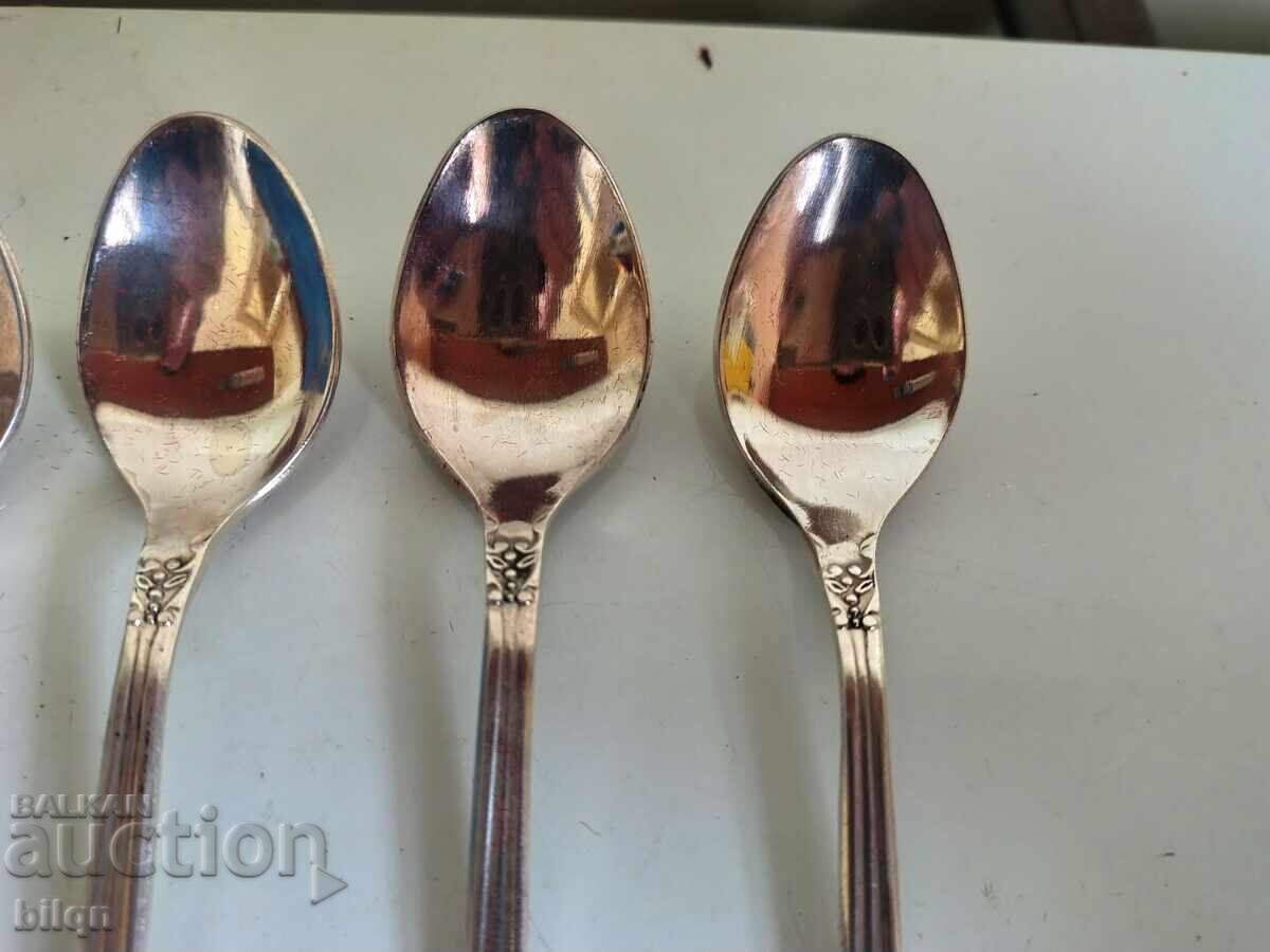 Auction  Unique Silver-Plated Spoons USSR