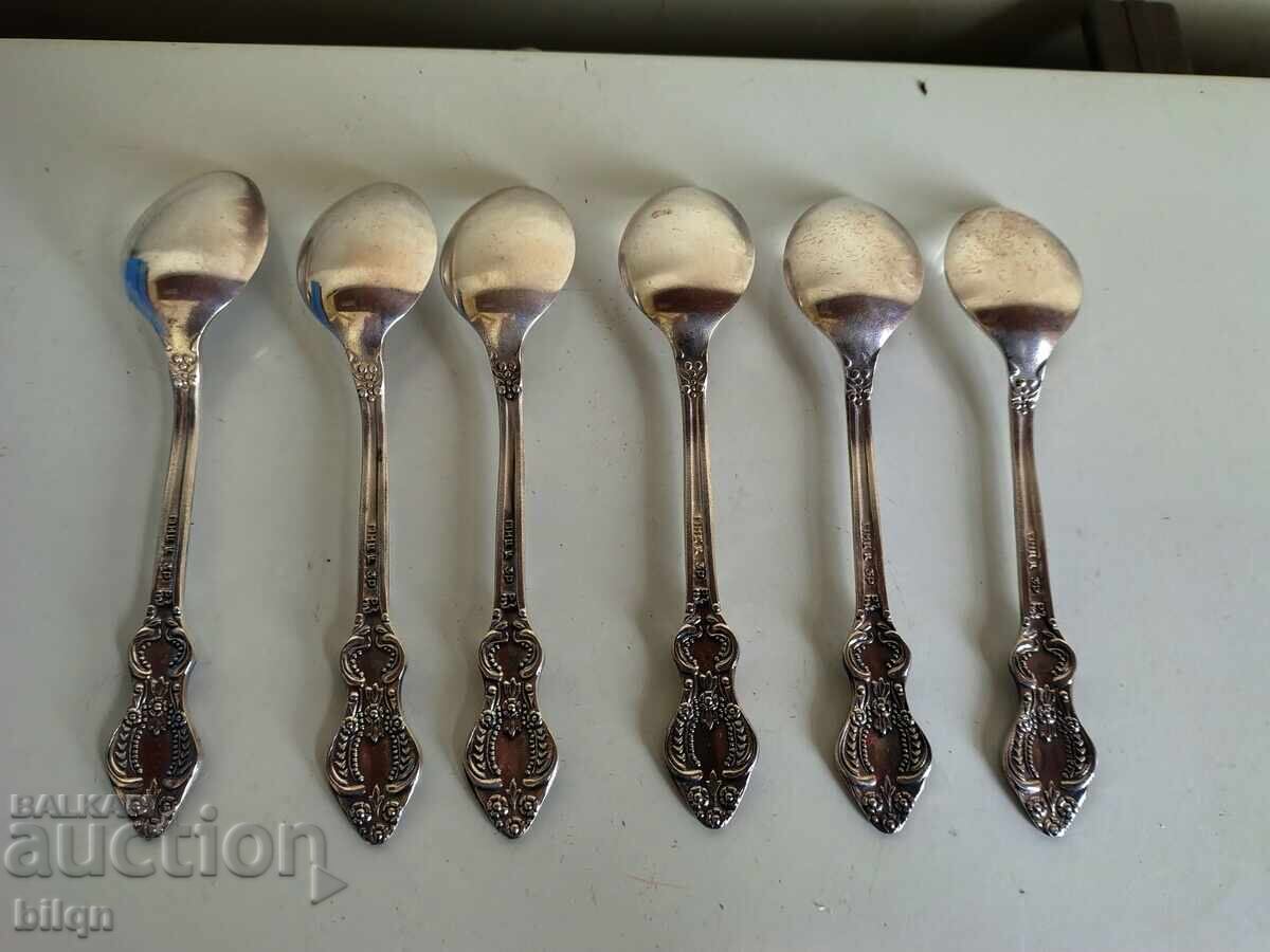 Unique Silver-Plated Spoons USSR - 5