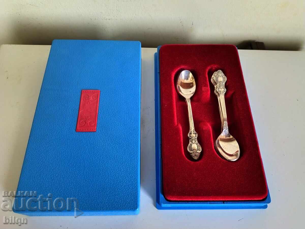 Unique Silver-Plated Spoons USSR