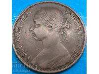 Ηνωμένο Βασίλειο 1 πένι 1889 Βικτώρια 30 χιλ. χαλκός