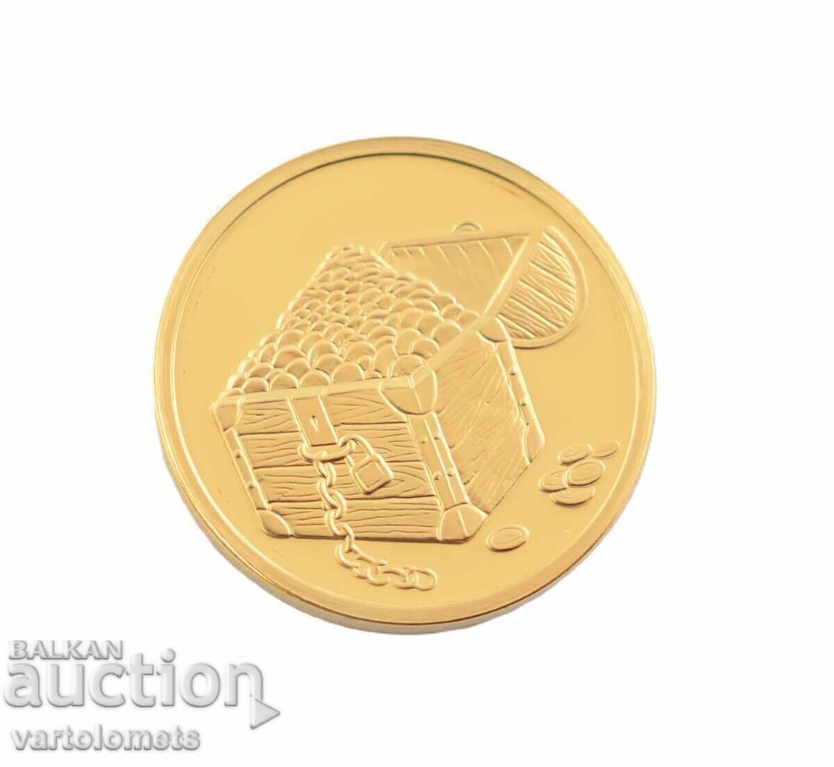 Talisman pentru bogăție pentru bebeluș - placat cu aur Talisman pentru bogăție pentru bebeluș - placat cu aur