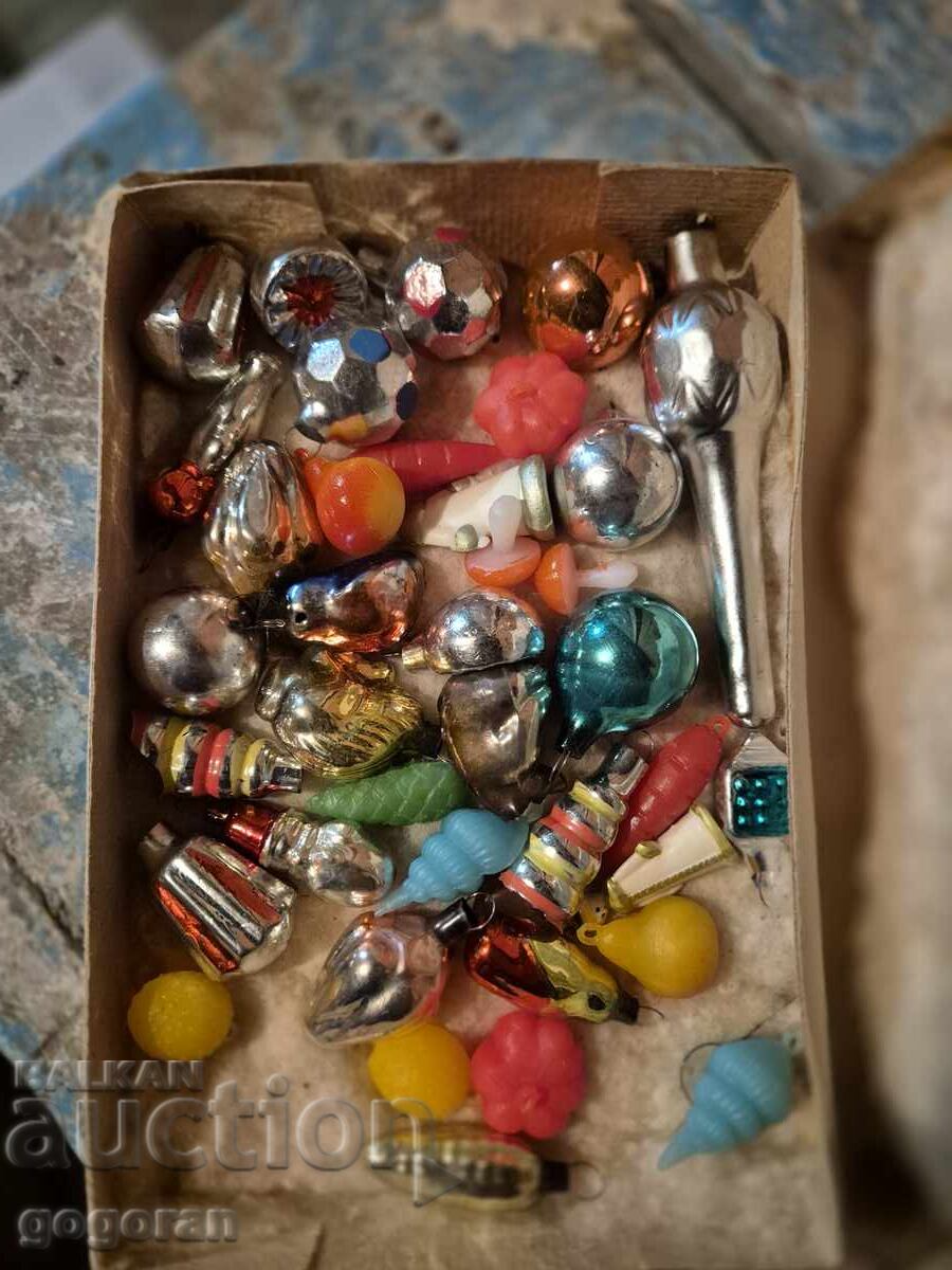 Old Soviet mini Christmas tree toys - 1 - 5 Old Soviet mini Christmas tree toys - 1 - 5