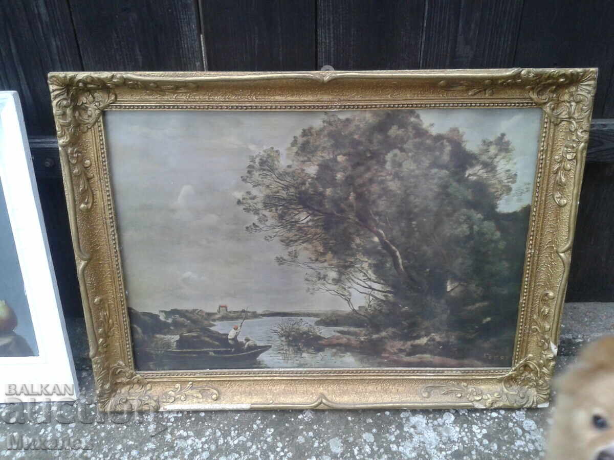 Two paintings with frames and glass with price 12.00 BGN | € 6.14 Two paintings with frames and glass with price 12.00 BGN | € 6.14